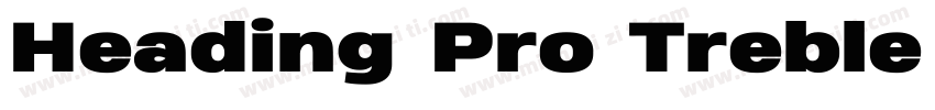 Heading Pro Treble Black Italic字体转换